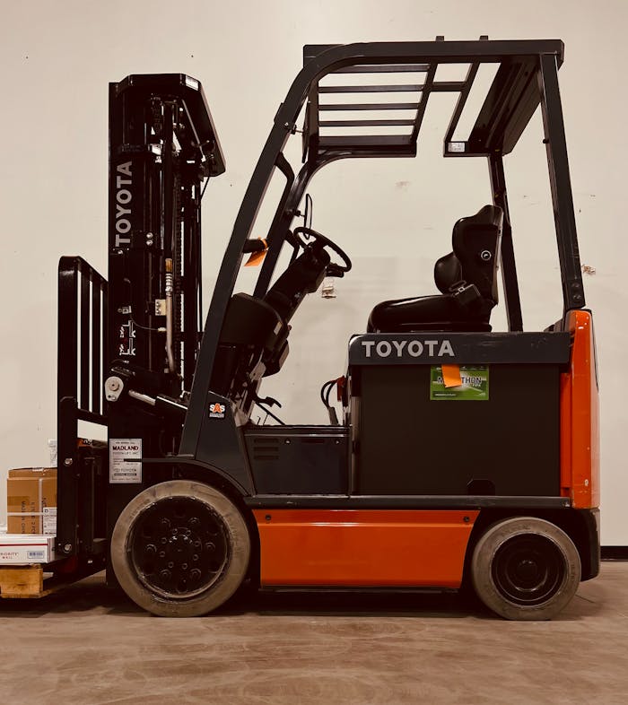 Crafting Captivating Headlines: Your awesome post title goes here Side view of a Toyota forklift in a warehouse in Camarillo, CA.